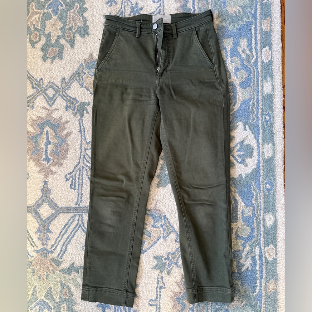 Everlane Olive Trousers
